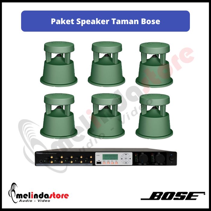 Paket Speaker Outdoor Taman Kolam Bose 360P | 6 Speaker